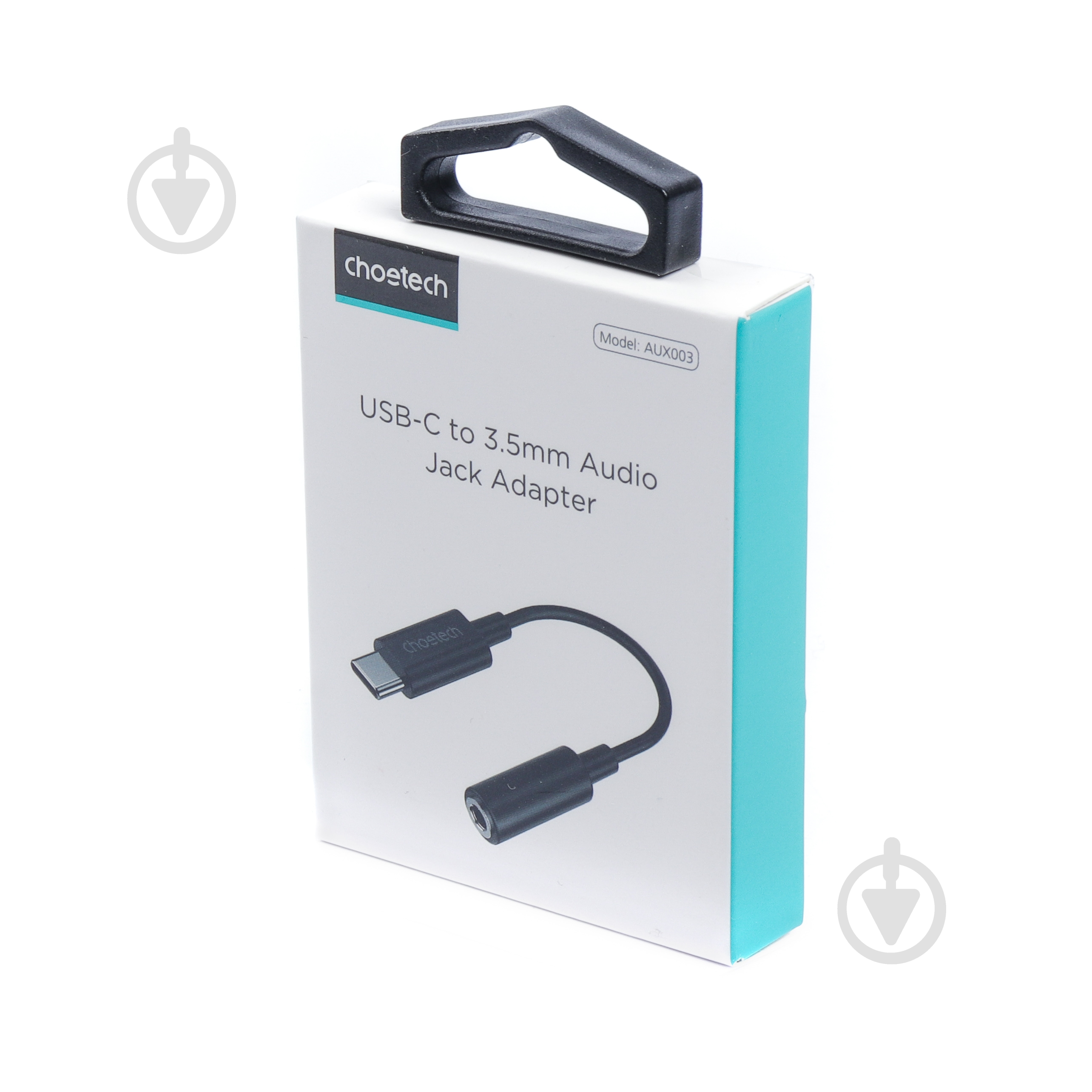 Адаптер для наушников Choetech Type-C - стерео-аудио 3.5 мм черный (AUX003-BK) - фото 10