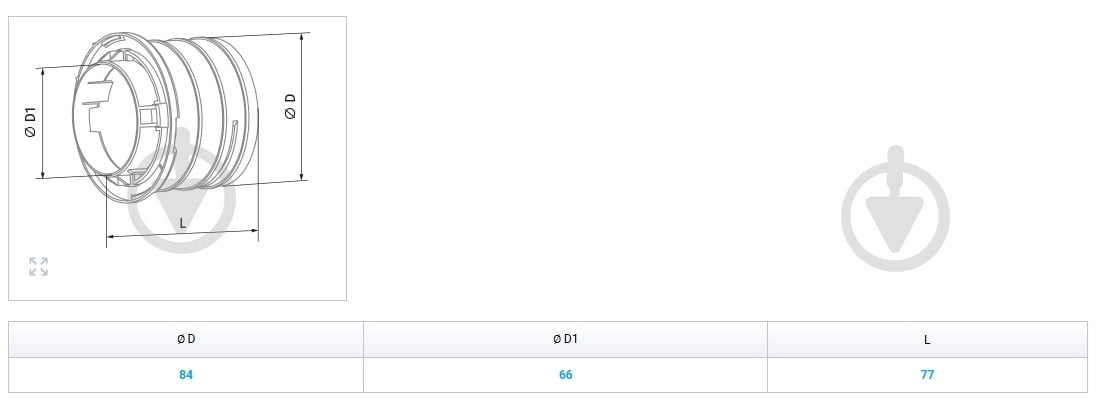 Фланец Вентс Флексивент 275 - фото 2