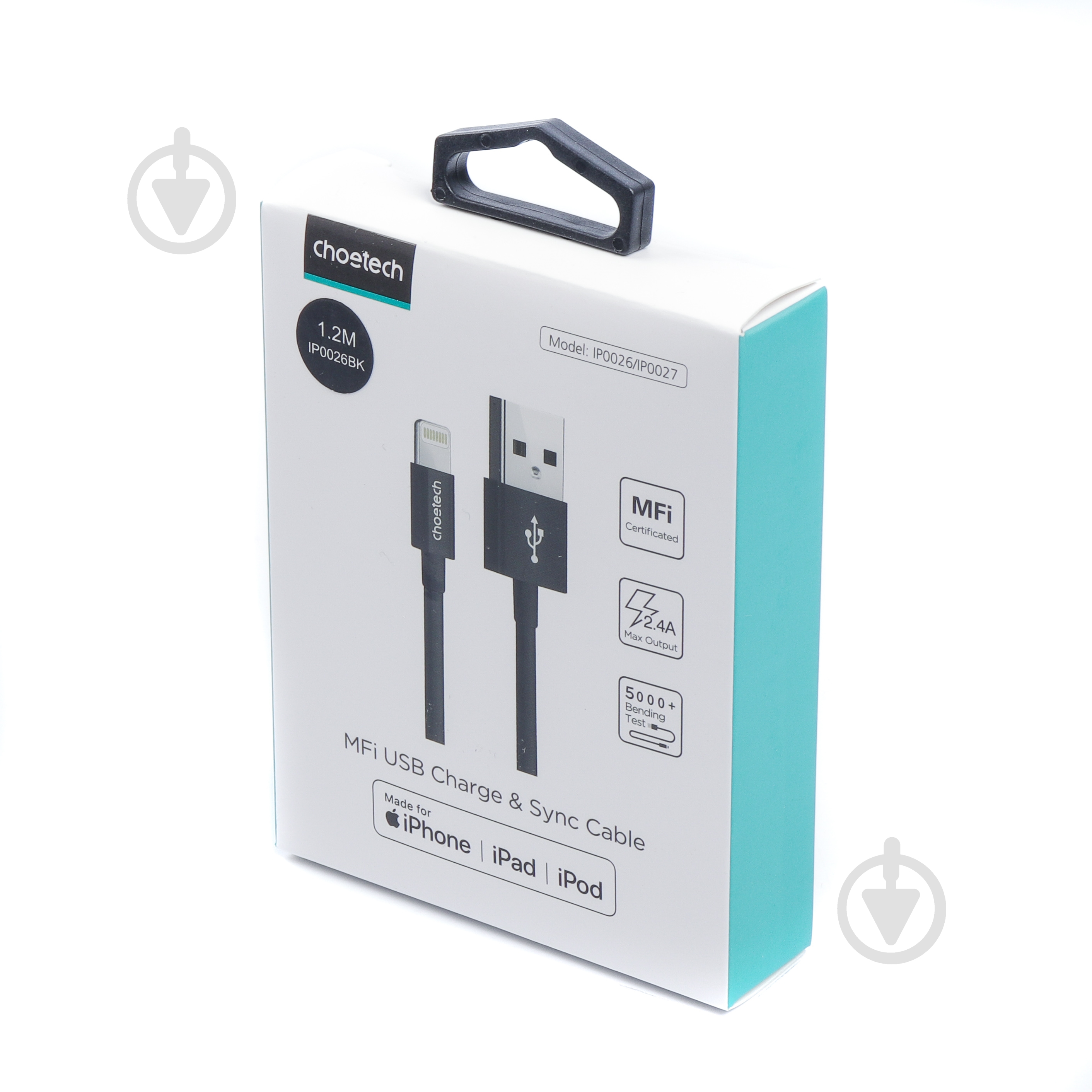 Choetech IP0026-BK USB-А/Lightning MFI 1,2 м black (IP0026-BK) - фото 10