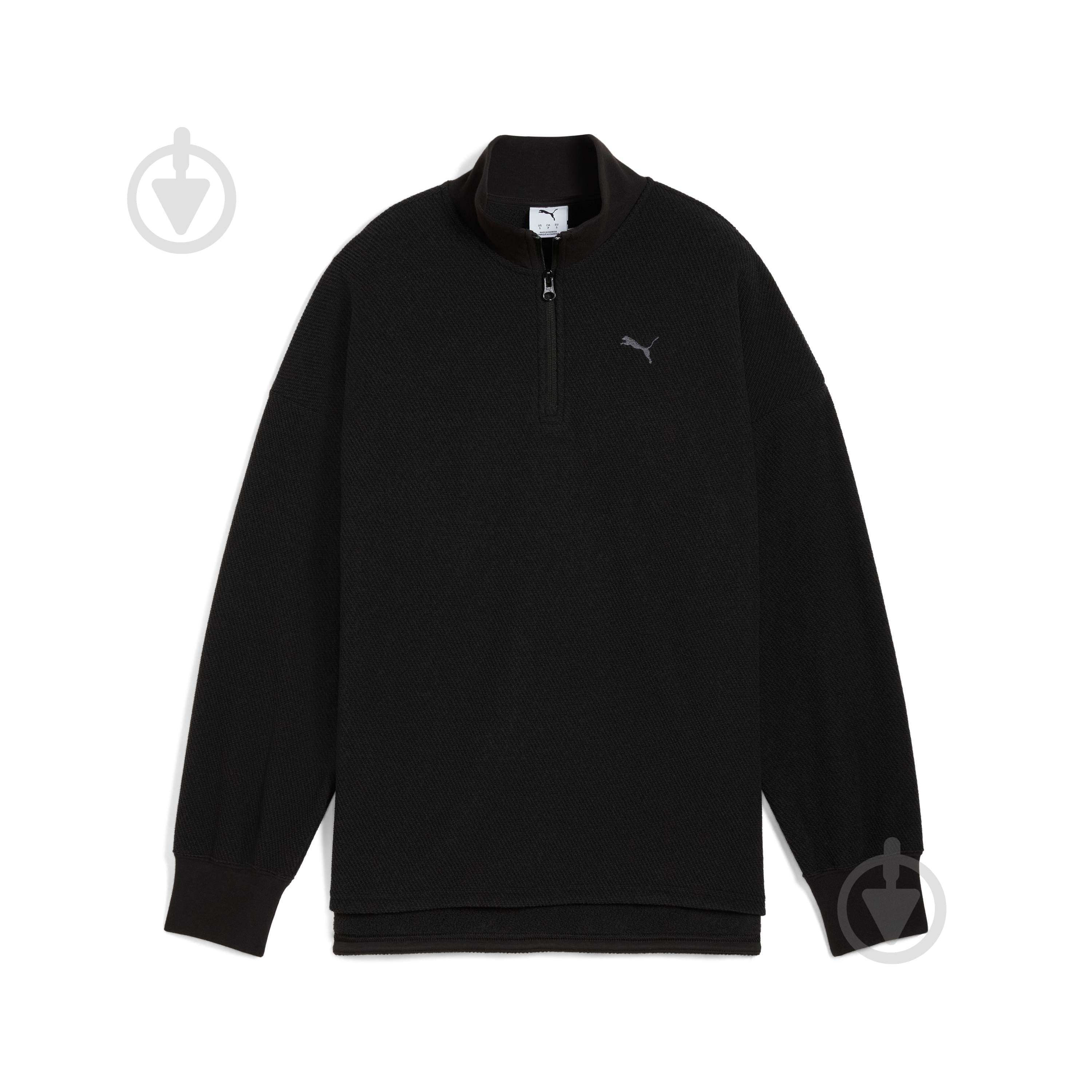 Джемпер Puma HER Oversized Half-Zip Winterized Crew 68815701 р.M черный - фото 4