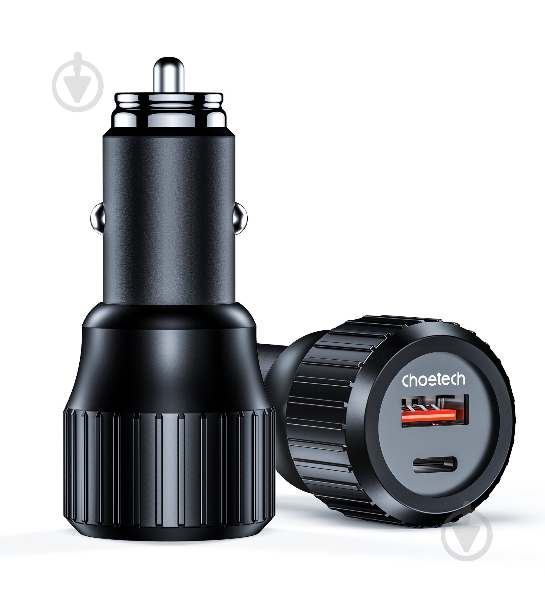 Автомобильное зарядное устройство Choetech TC0010-BK USB-A/USB-C, 63Вт QC3.0/PD/PPS - фото 2 Автомобильное зарядное устройство Choetech TC0010-BK USB-A/USB-C, 63Вт QC3.0/PD/PPS - фото 2