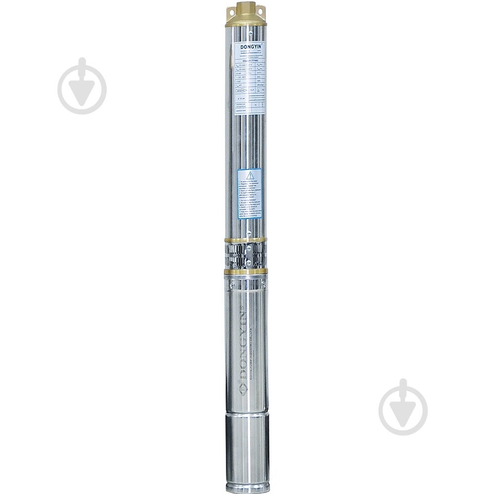 Насос скважинный Dongyin 0.37кВт H 35(26)м Q 90(60)л/хв Ø80мм AQUATICA 3SDm3.5/9 777090 - фото 1