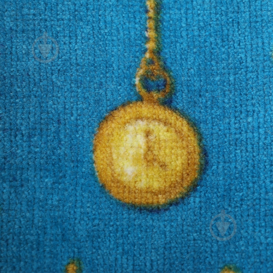 Полотенце пляжное Алиса Смешные часы 70x140 см синий - фото 2