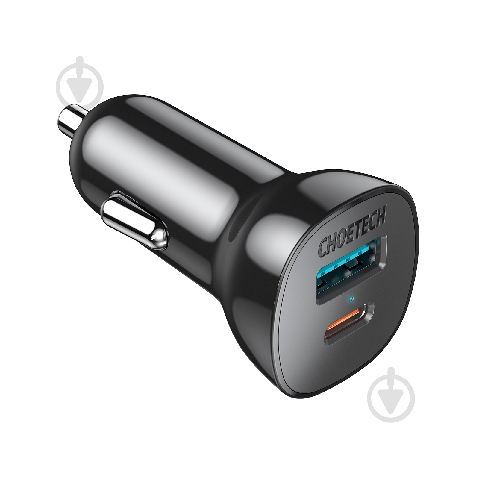 Автомобильное зарядное устройство Choetech TC0005-BK USB-A/USB-C 20Вт QC3.0/PD - фото 1 Автомобильное зарядное устройство Choetech TC0005-BK USB-A/USB-C 20Вт QC3.0/PD - фото 1