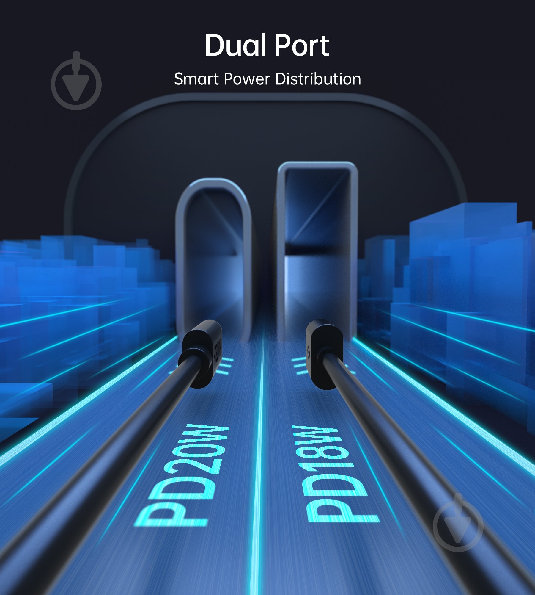 Автомобильное зарядное устройство Choetech TC0005-BK USB-A/USB-C 20Вт QC3.0/PD - фото 6 Автомобильное зарядное устройство Choetech TC0005-BK USB-A/USB-C 20Вт QC3.0/PD - фото 6