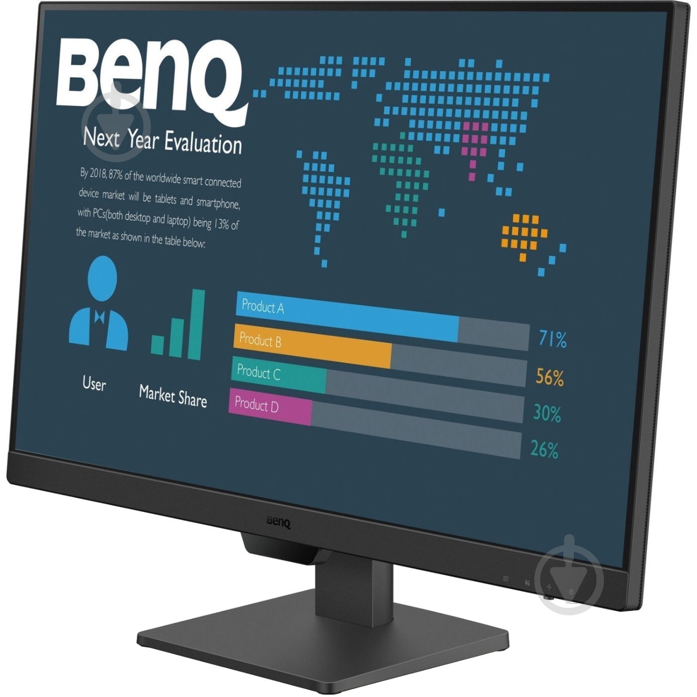 Монитор BenQ 27" (9H.LM6LB.QBE) - фото 3