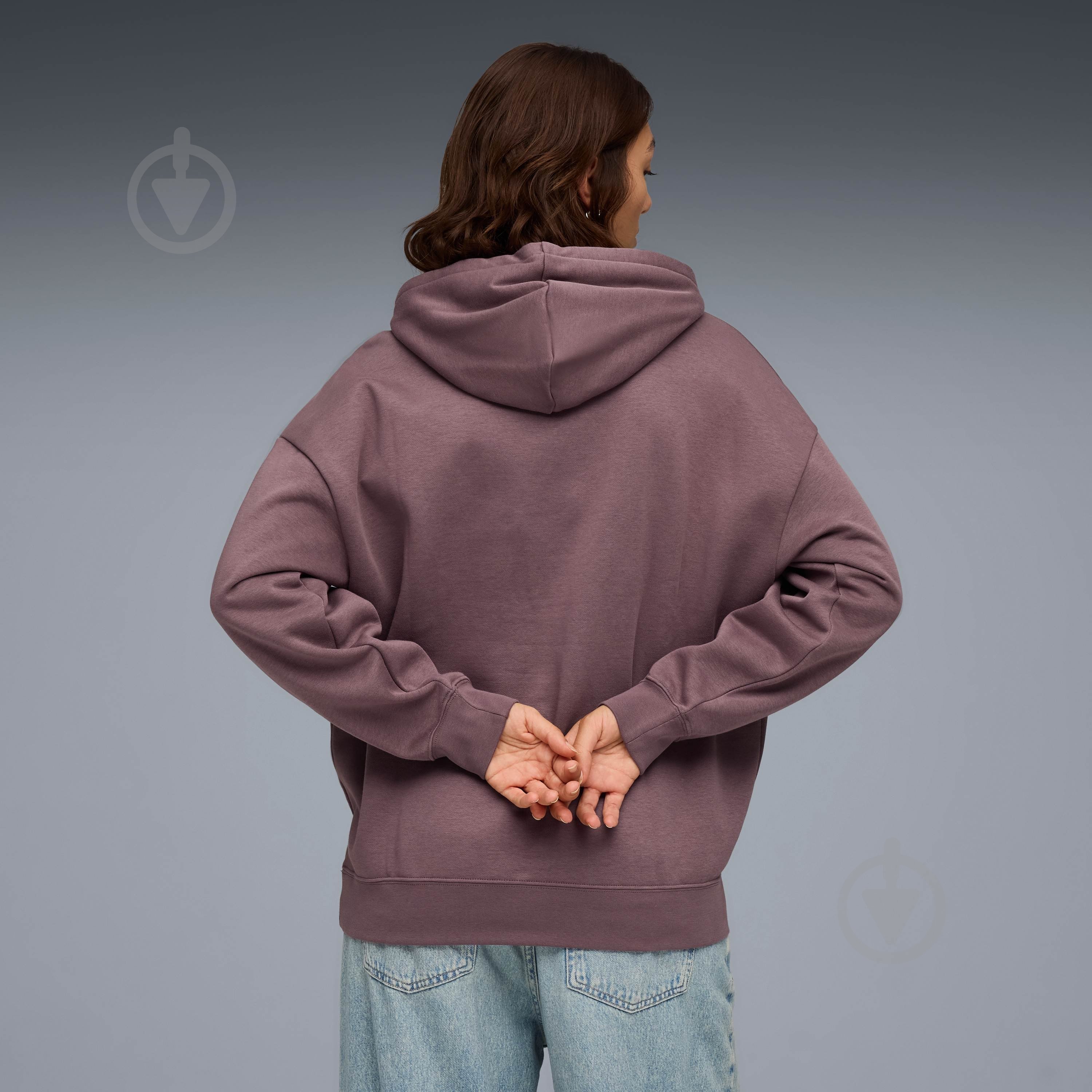 Джемпер Puma ESS Oversized Hoodie FL 68539888 р.S бордовый - фото 2