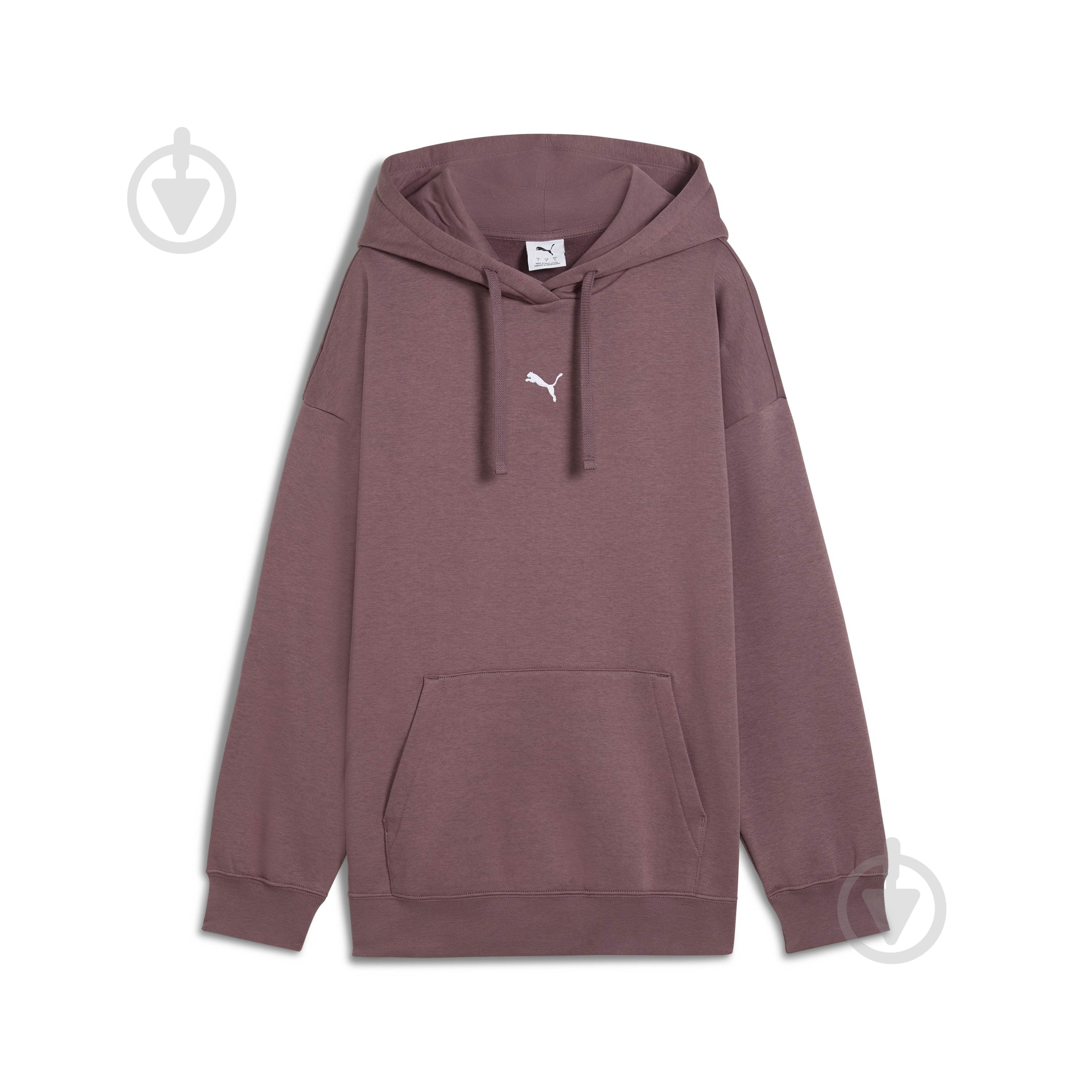 Джемпер Puma ESS Oversized Hoodie FL 68539888 р.S бордовый - фото 4