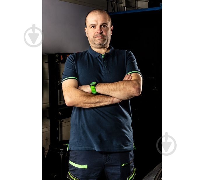 Футболка NEO tools р. S 81-658 темно-синий - фото 5