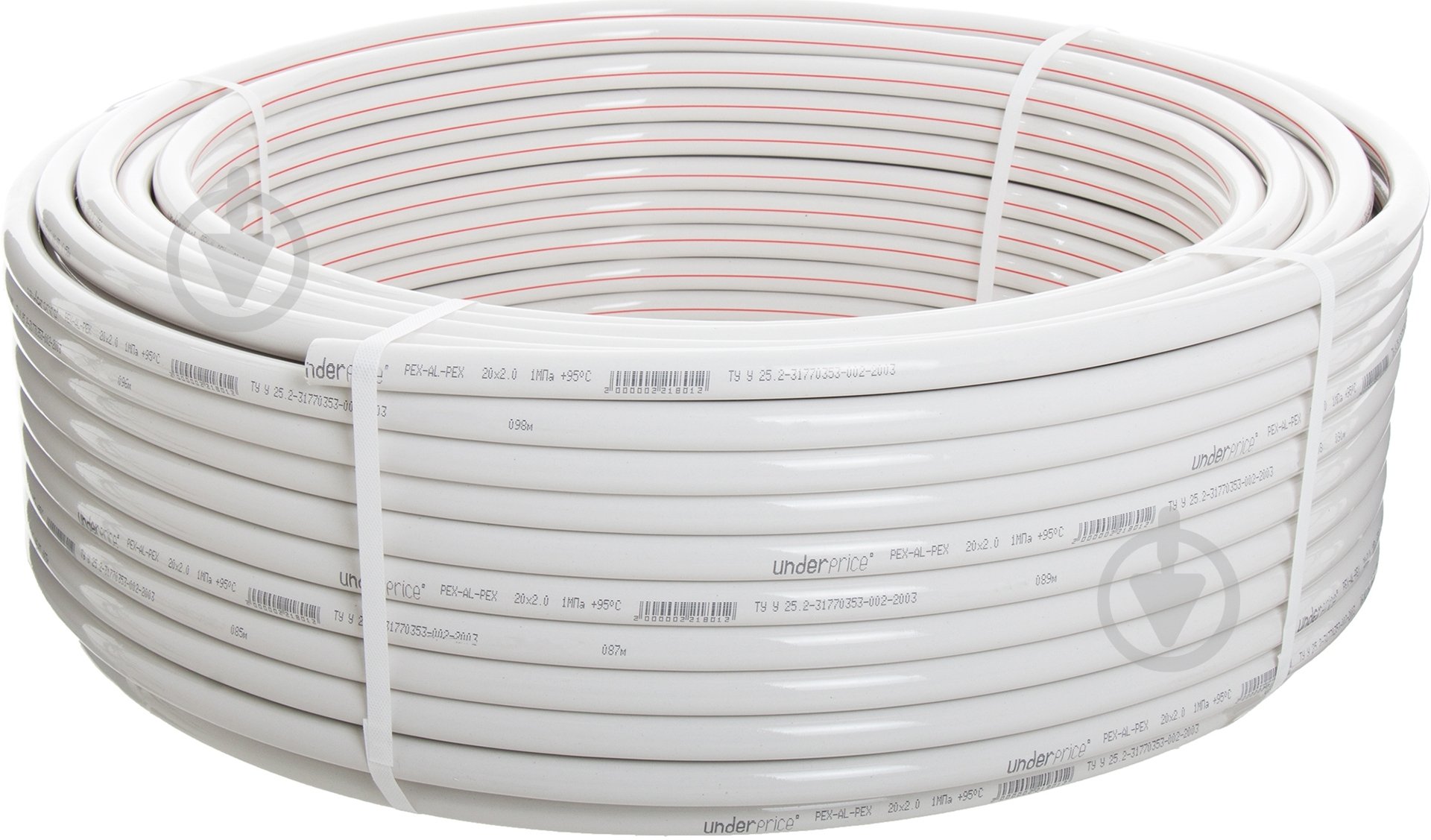 Труба металопластикова UP! (Underprice) PEX-AL-PEX 20х2,0, 1МПа+95С - фото 2 Труба металопластикова UP! (Underprice) PEX-AL-PEX 20х2,0, 1МПа+95С - фото 2