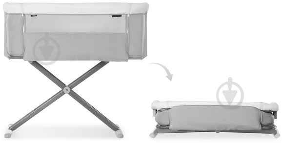 Кроватка детская Hauck Face to Me 2 Melange Grey 60853-1 - фото 15