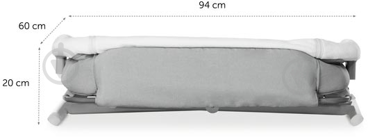 Кроватка детская Hauck Face to Me 2 Melange Grey 60853-1 - фото 20