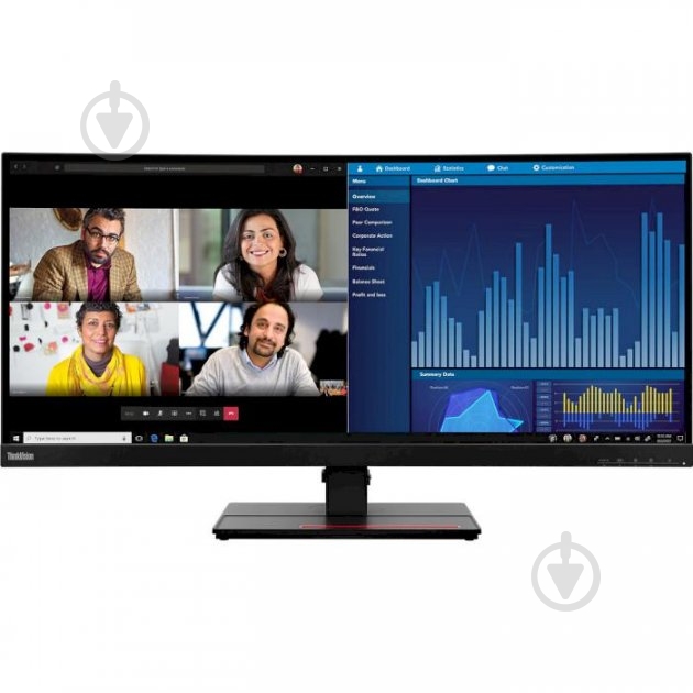 Монитор Lenovo ThinkVision P34w-20 34" (62CCRAT3UA) - фото 1