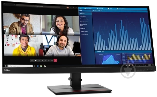 Монитор Lenovo ThinkVision P34w-20 34" (62CCRAT3UA) - фото 4