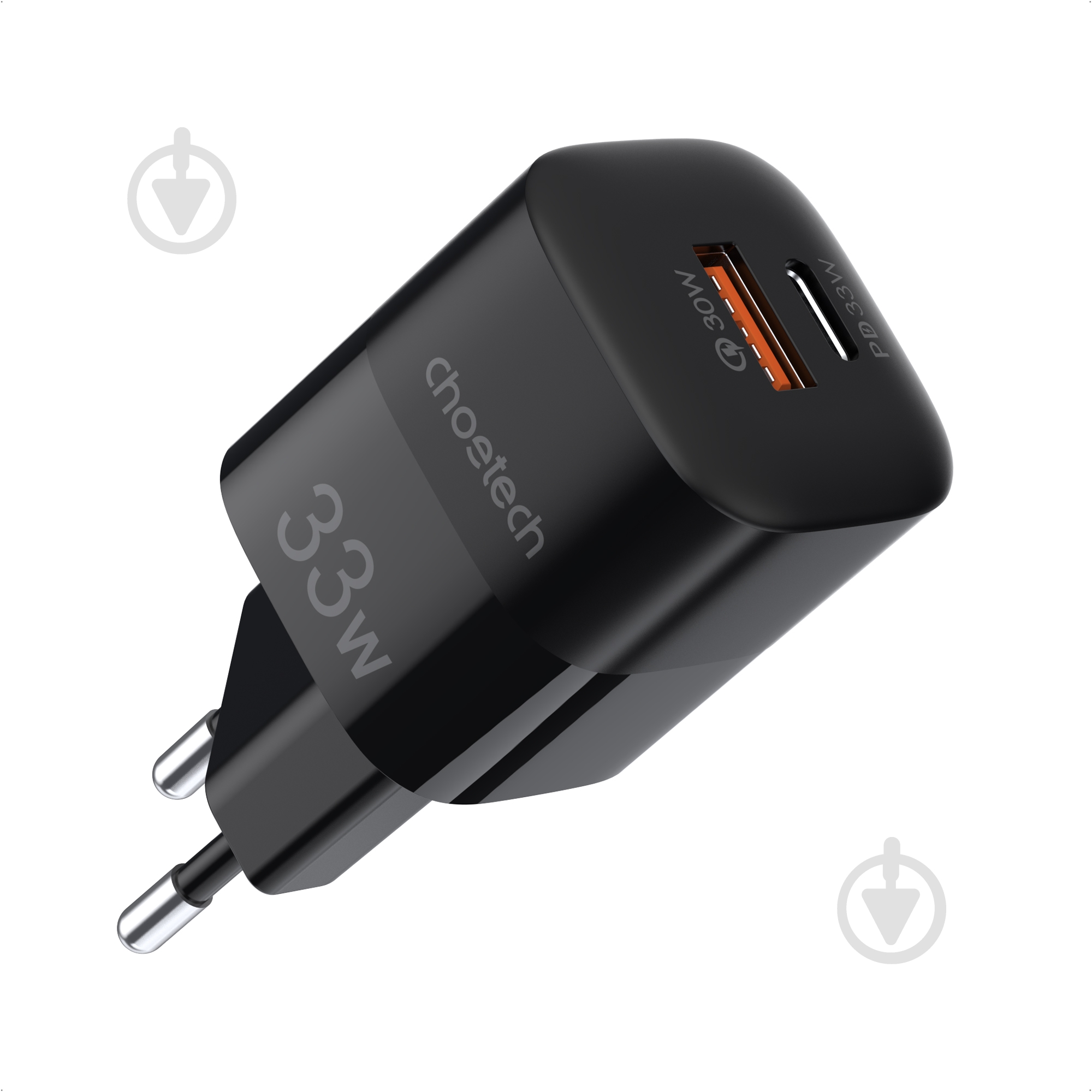 Мережевий зарядний пристрій Choetech PD5006-EU-BK - фото 1