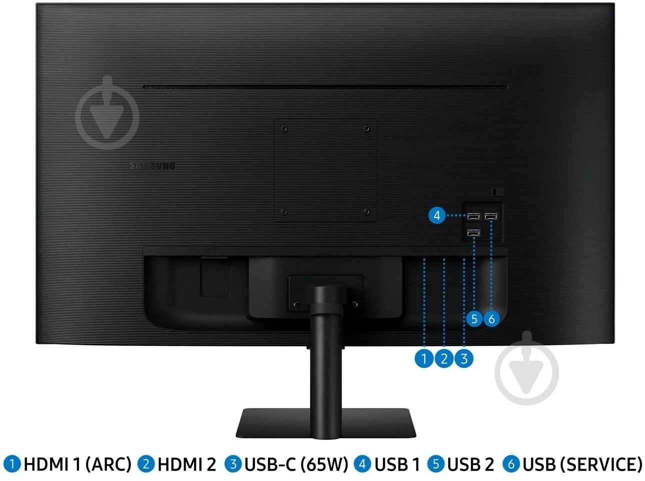 Монітор Samsung 32" (LS32DM702UIXUA) - фото 12