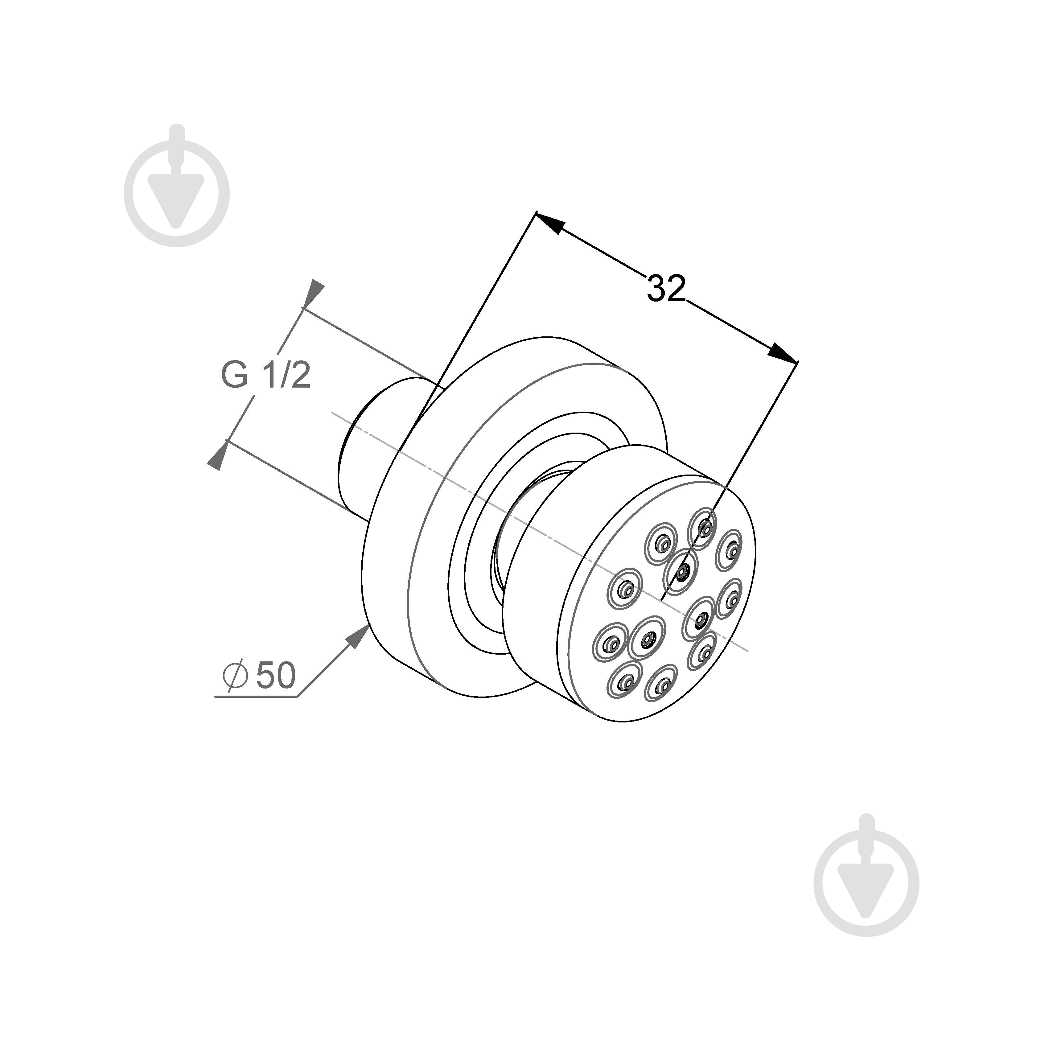 Форсунка Kludi Freshline 610830500 - фото 2