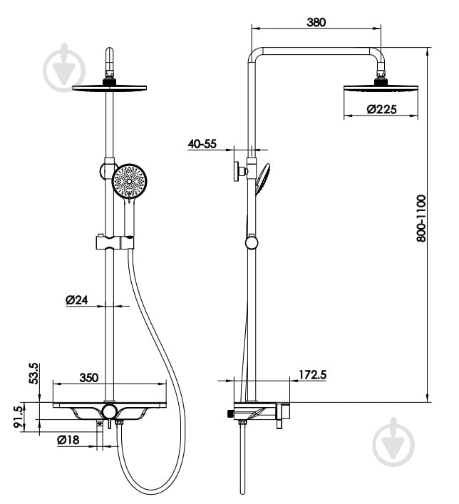Душевая система Koller Pool Trend New Сhrome - фото 4