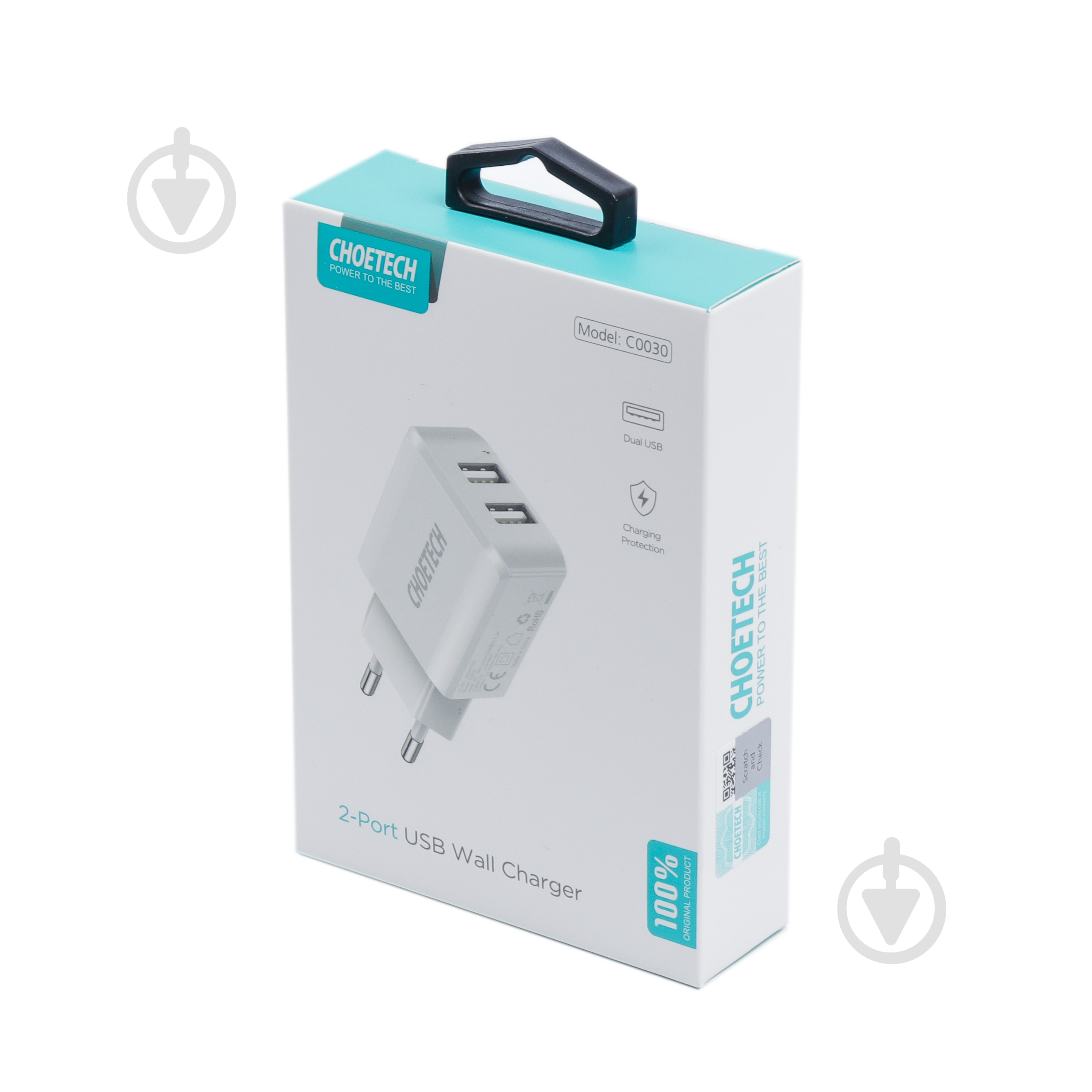 Сетевое зарядное устройство Choetech C0030EU-WH - фото 9 Сетевое зарядное устройство Choetech C0030EU-WH - фото 9