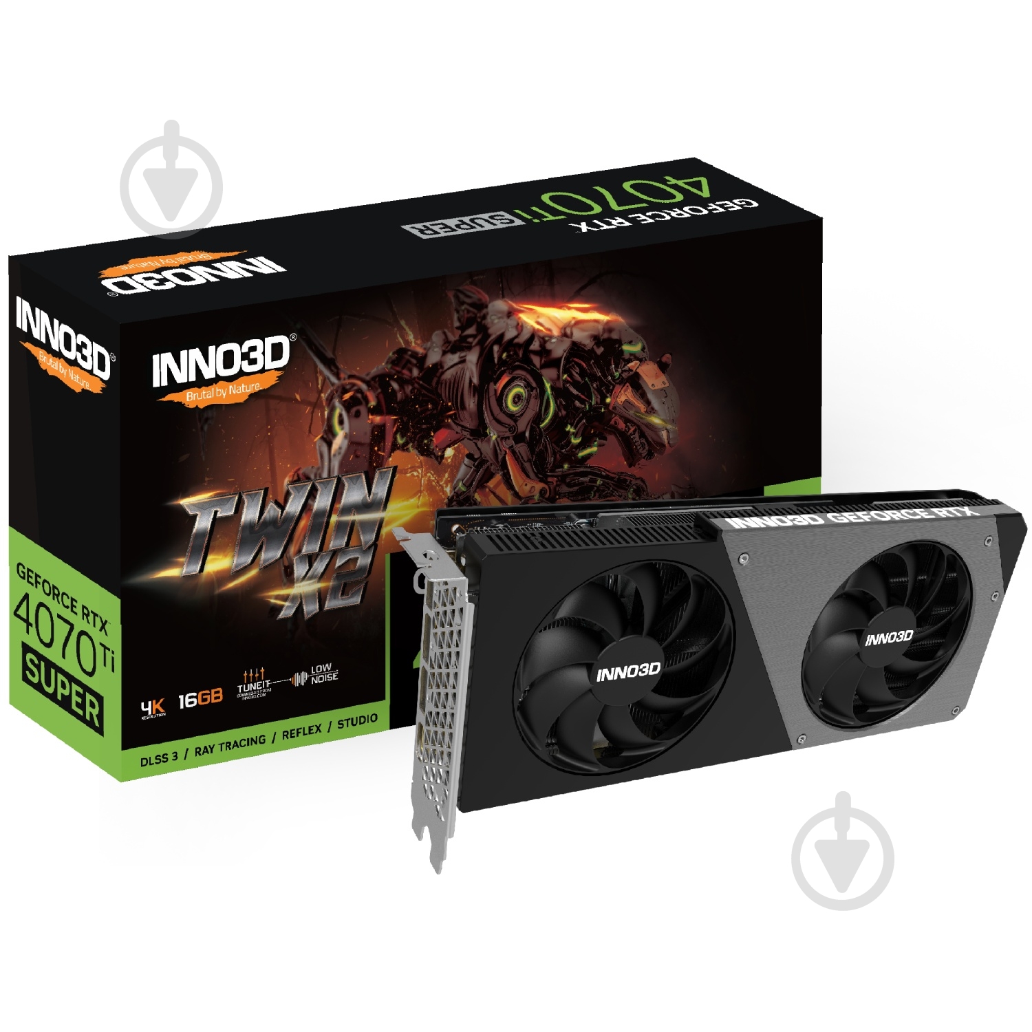Відеокарта Inno3D GeForce RTX 4070 Ti Super 16GB GDDR6X 256bit (N407TS2-166X-186156N) - фото 3 Відеокарта Inno3D GeForce RTX 4070 Ti Super 16GB GDDR6X 256bit (N407TS2-166X-186156N) - фото 3