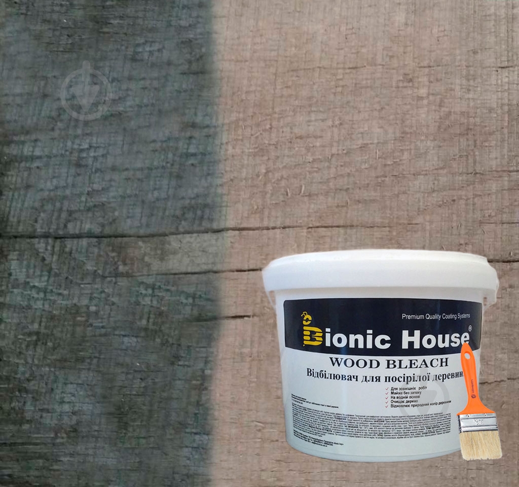 Отбеливатель Bionic House для посеревшей древесины 5 л - фото 2