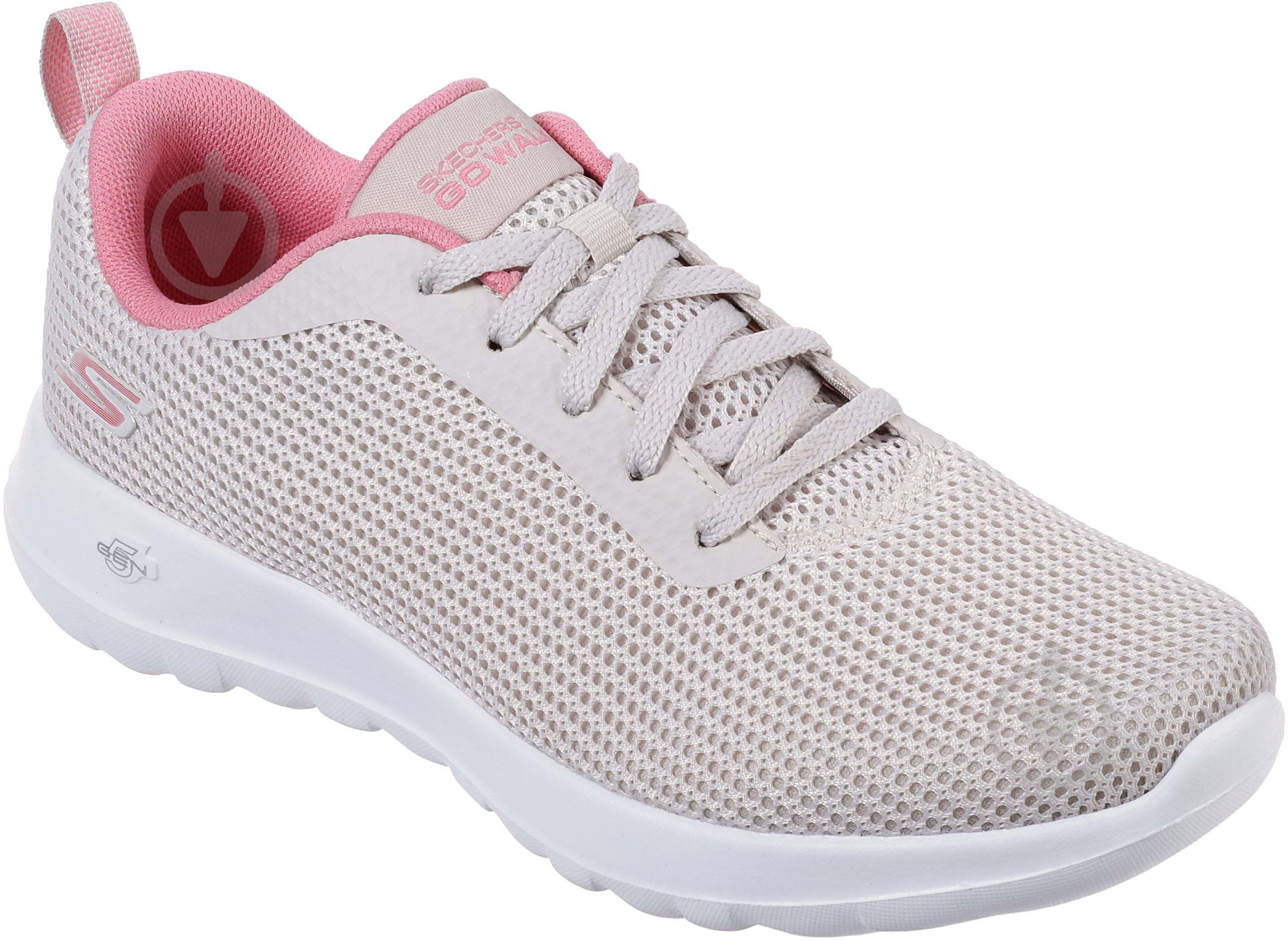 Кроссовки женские демисезонные Skechers Go Walk Joy 15641 OFPK р.37 бежевые - фото 1