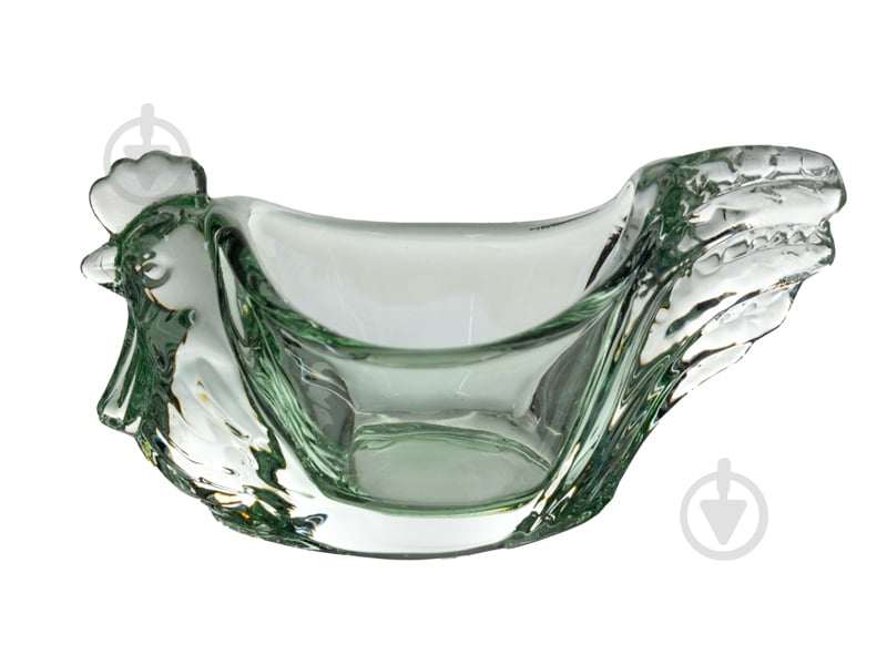 Подставка для яиц LeGlass Chicken 10х5,5х5,5 см green 355-292 - фото 1
