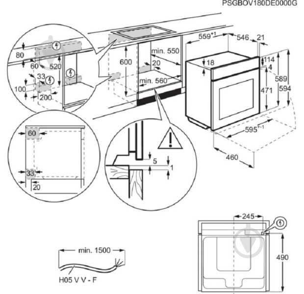 Духова шафа AEG BCR748380W - фото 5 Духова шафа AEG BCR748380W - фото 5