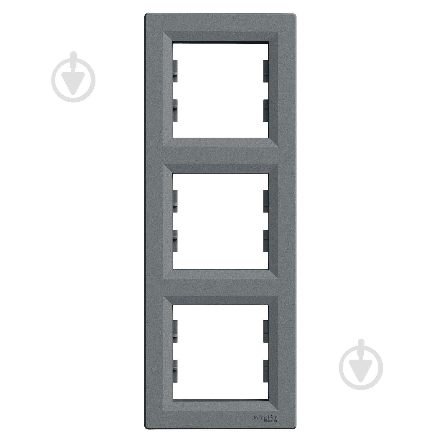Рамка трехместная Asfora вертикальная сталь EPH5810362 - фото 1 Рамка трехместная Asfora вертикальная сталь EPH5810362 - фото 1