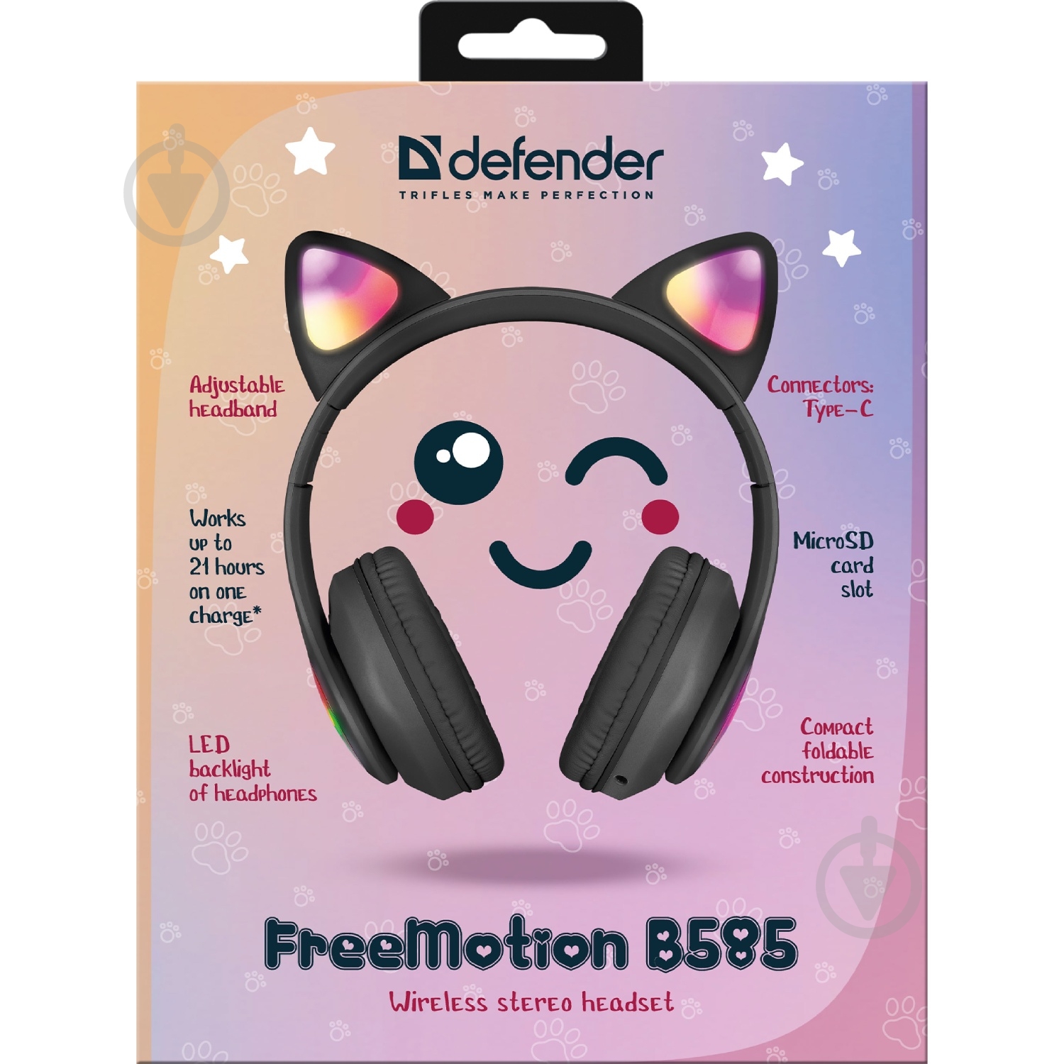 Bluetooth-гарнитура Defender FreeMotion B585 black (63586) - фото 6 Bluetooth-гарнитура Defender FreeMotion B585 black (63586) - фото 6