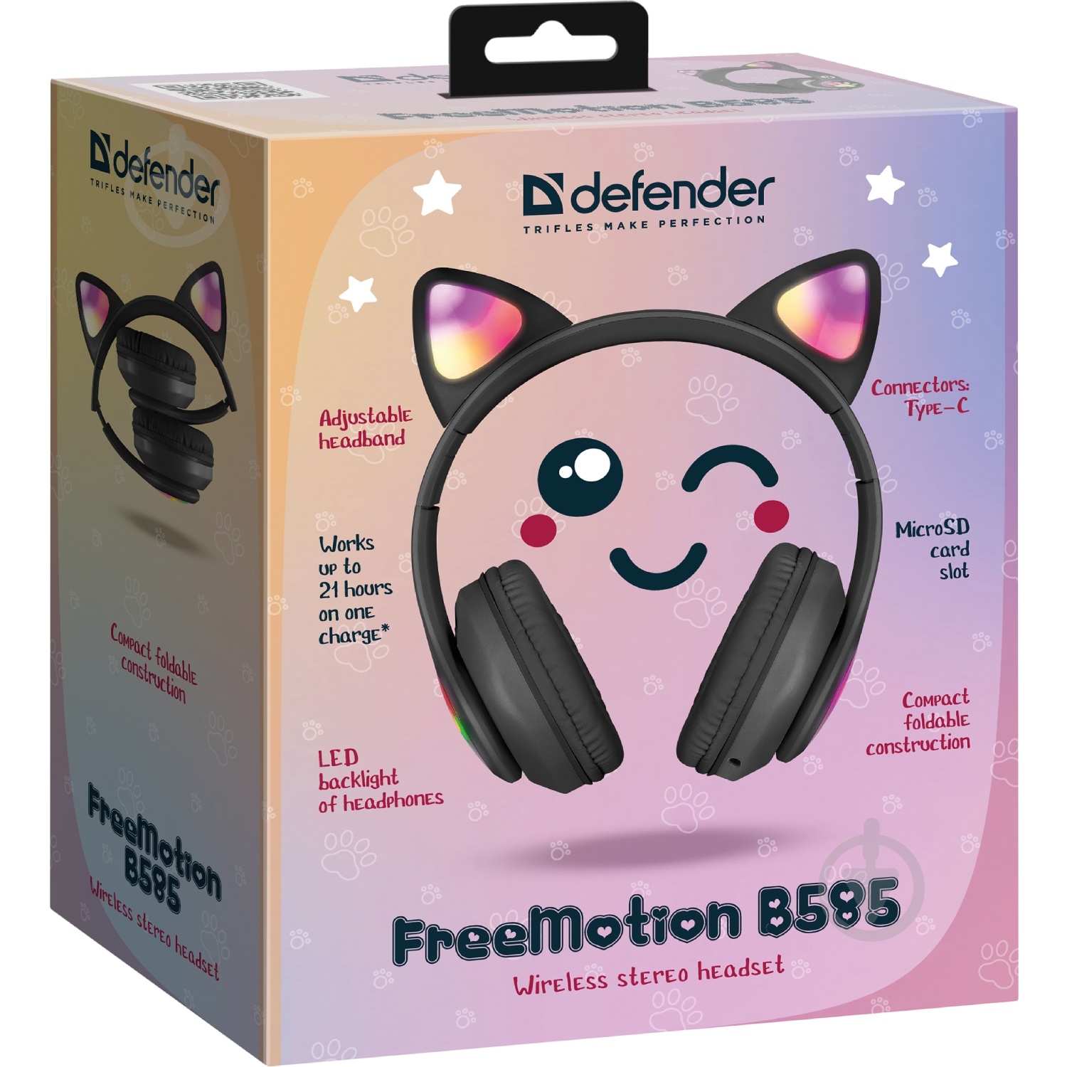 Bluetooth-гарнитура Defender FreeMotion B585 black (63586) - фото 7 Bluetooth-гарнитура Defender FreeMotion B585 black (63586) - фото 7