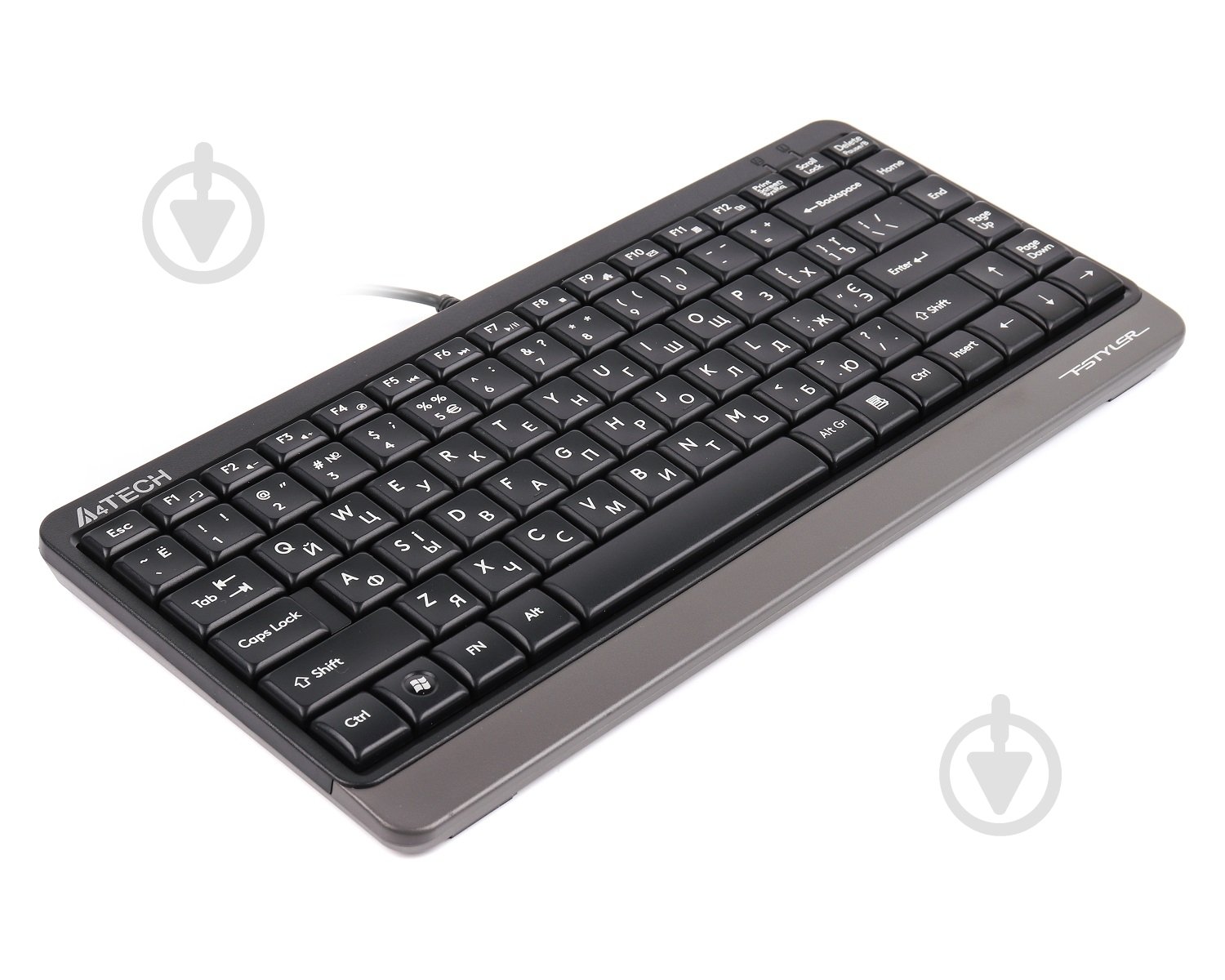 Клавіатура A4Tech (FK11 USB (Grey)) Fstyler Compact Size dark grey - фото 2