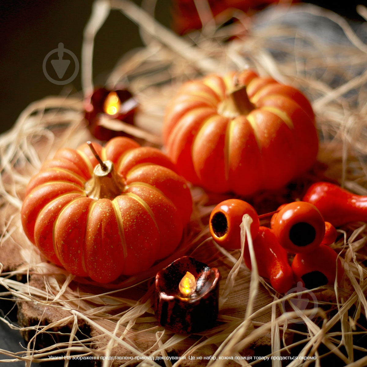 Свеча Тыква 10х7 см YES! Fun - фото 3 Свеча Тыква 10х7 см YES! Fun - фото 3