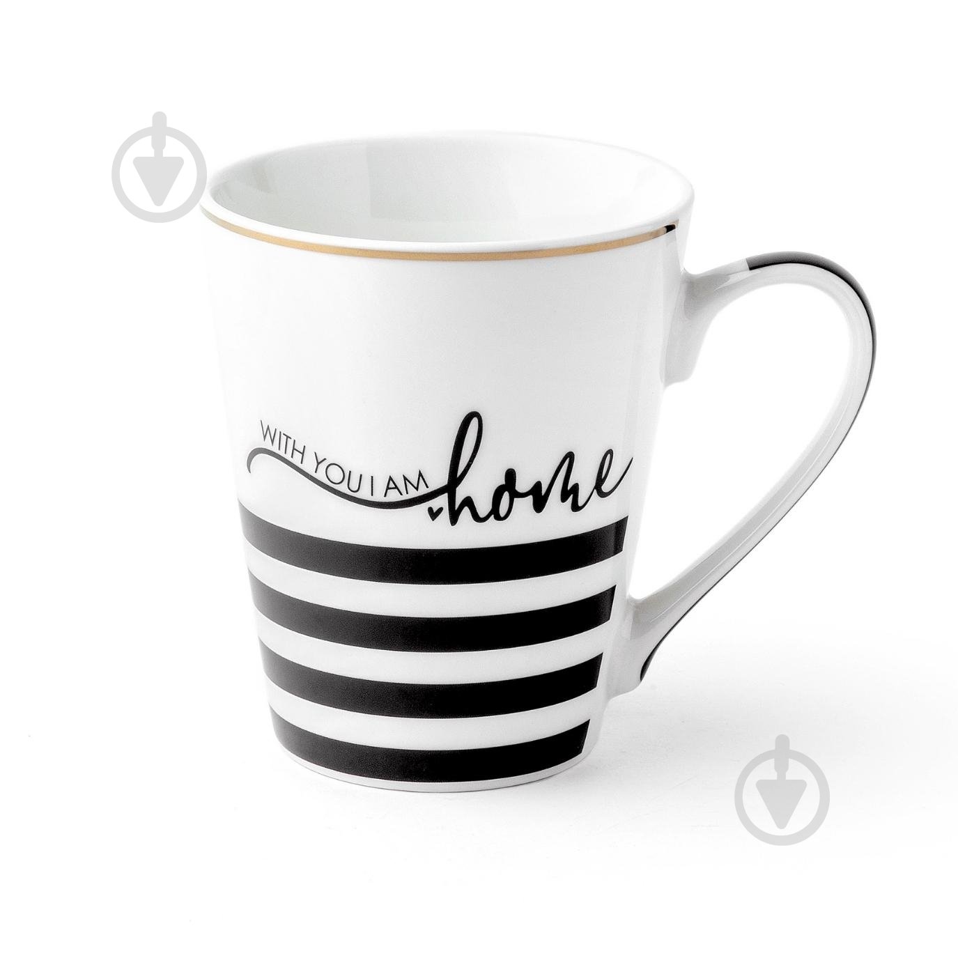 Чашка Rosem Home Black & White 310 мл RH-101032006-3 - фото 1