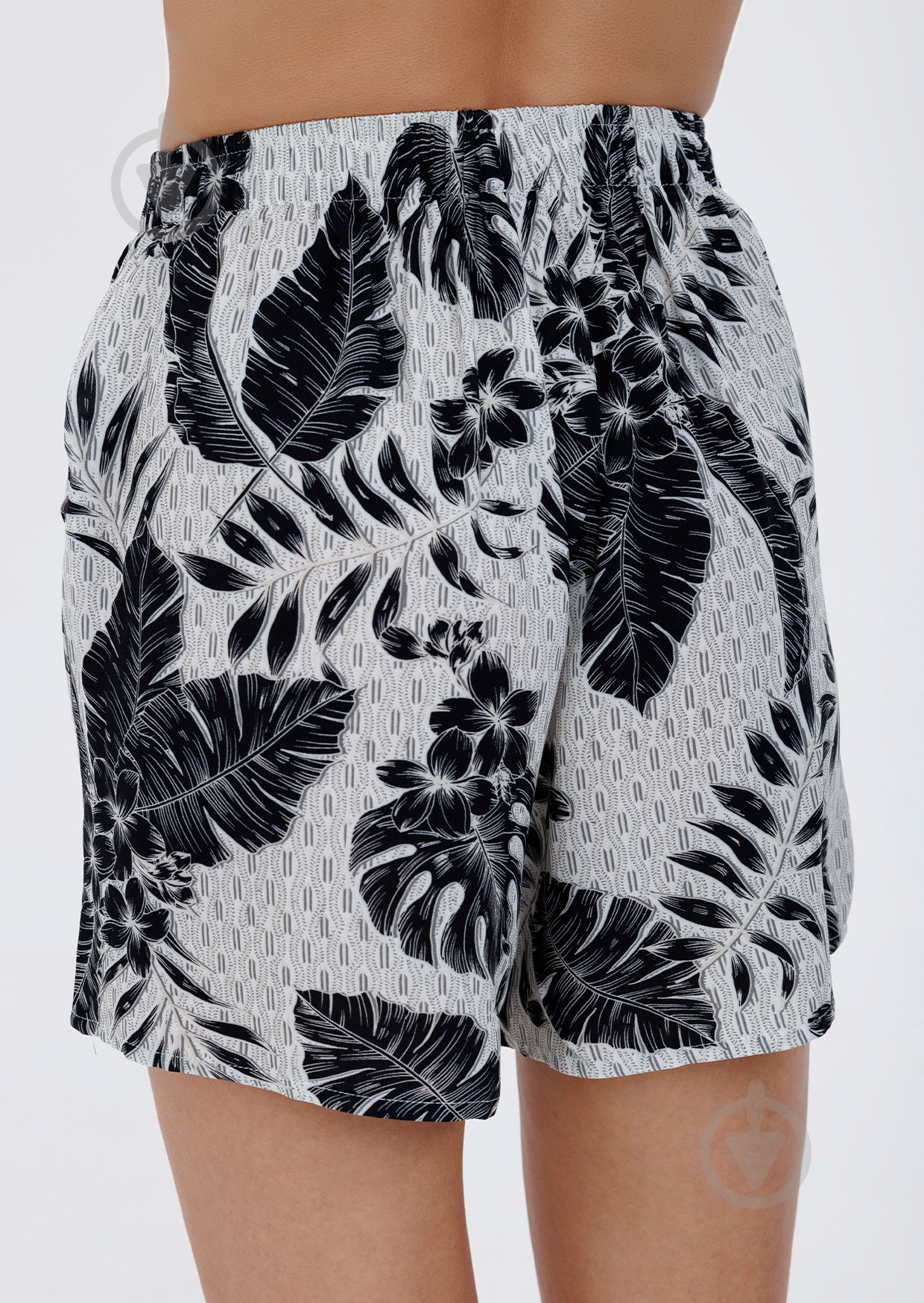 Шорты женские Roksana №1529/67007 №1529 р. L белый с черным - фото 4 Шорты женские Roksana №1529/67007 №1529 р. L белый с черным - фото 4