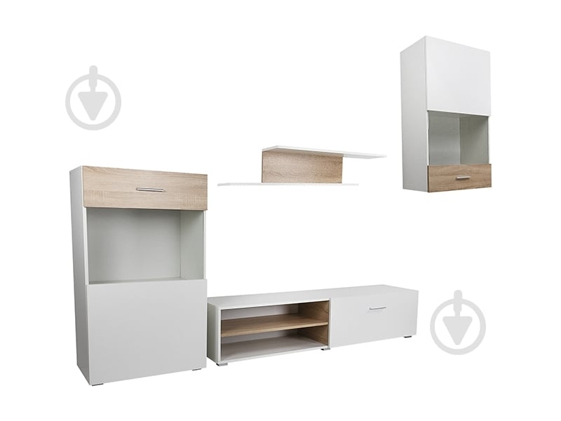 Шкаф DC Lina белый / дуб сонома - фото 3 Шкаф DC Lina белый / дуб сонома - фото 3