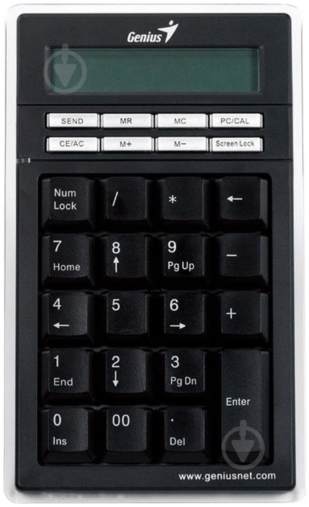 Клавиатура Genius NumPad Pro Black USB (31310449100) USB black - фото 1 Клавиатура Genius NumPad Pro Black USB (31310449100) USB black - фото 1