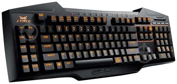 Клавиатура Asus Strix Tactic Pro (90YH0081-B2RA00) USB black - фото 1