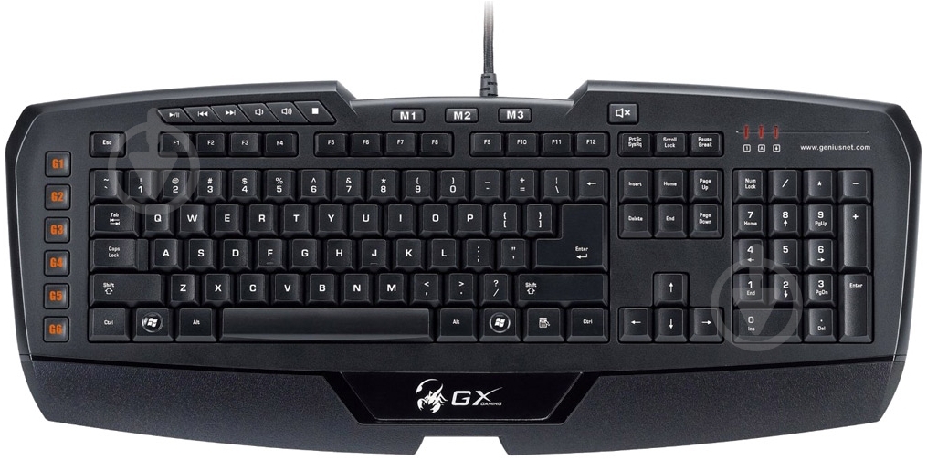 Клавиатура Genius Imperator (31310052113) USB black - фото 1 Клавиатура Genius Imperator (31310052113) USB black - фото 1