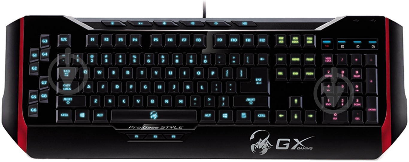 Клавиатура Genius GX Manticore USB (31310058102) USB black - фото 1