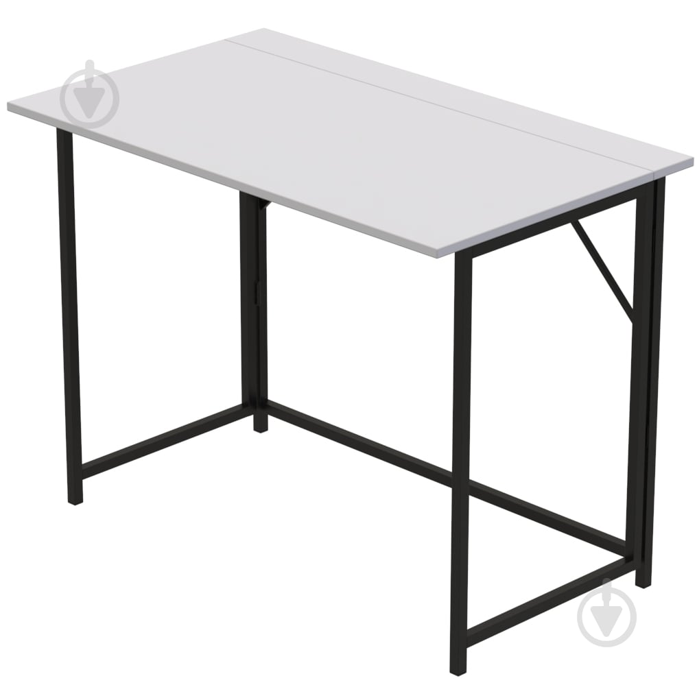 Стол Морис 750х1000х600 мм черный/белый - фото 1