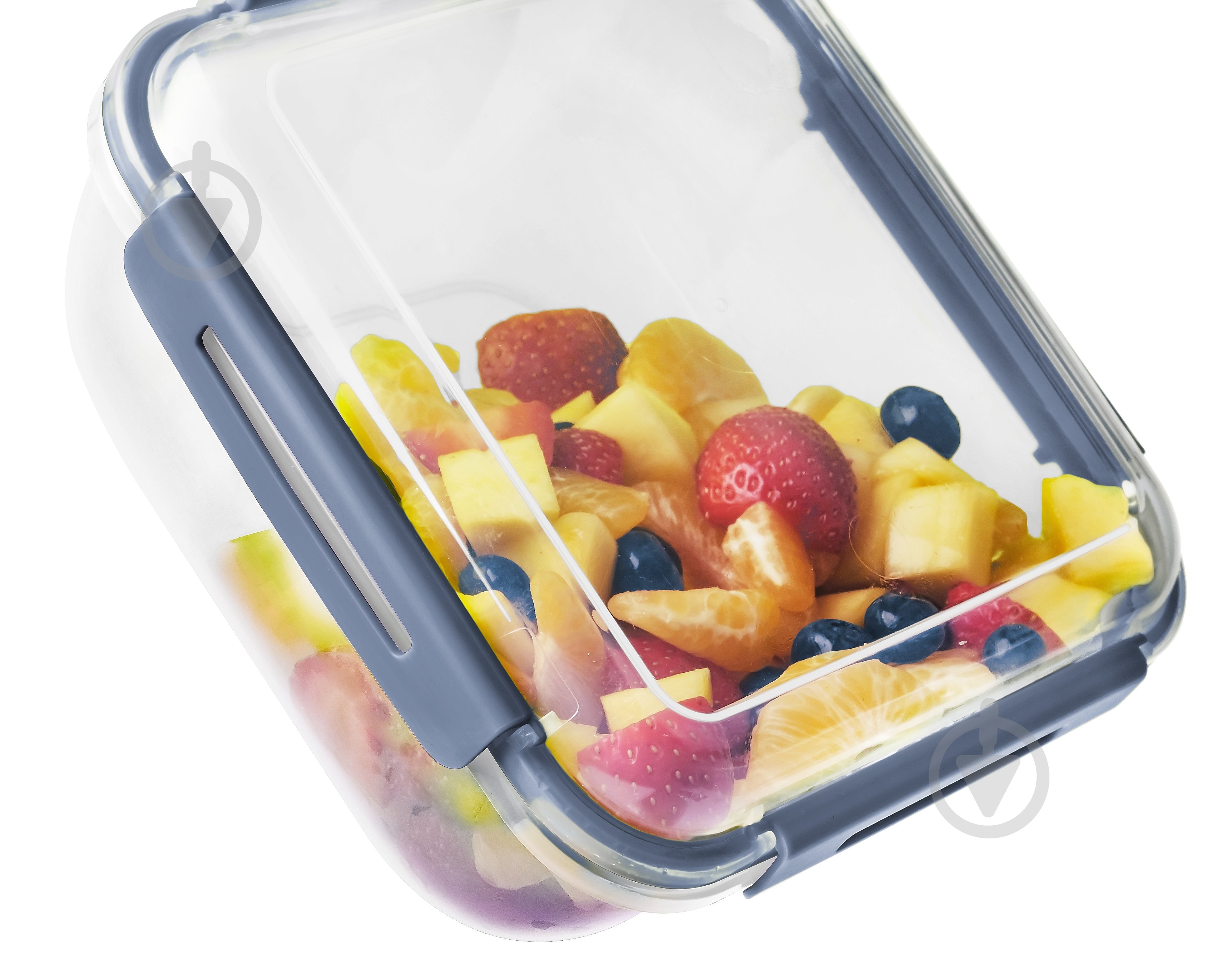 Контейнер для пищевых продуктов с крышкой Rotho MEMORY 1,7 л голубой - фото 4