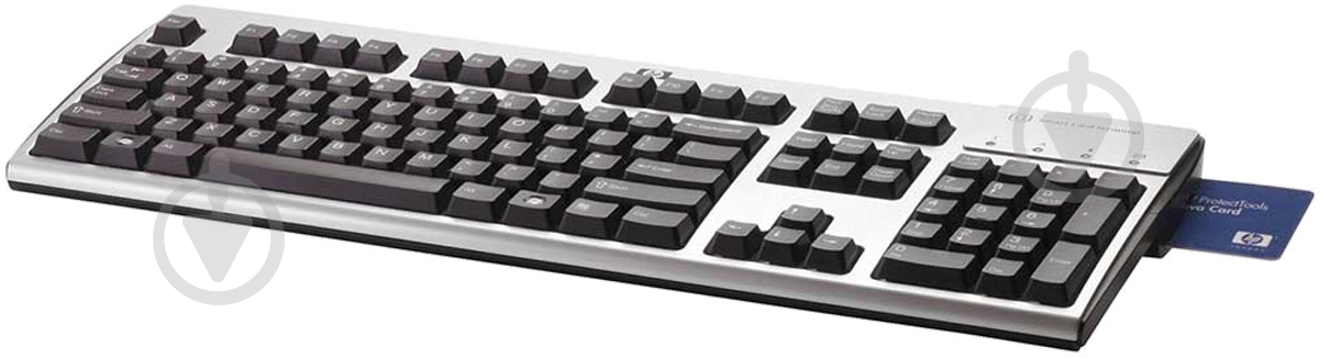Клавиатура HP USB SmartCard CCID Keyboard (E6D77AA) USB black/grey - фото 2 Клавиатура HP USB SmartCard CCID Keyboard (E6D77AA) USB black/grey - фото 2