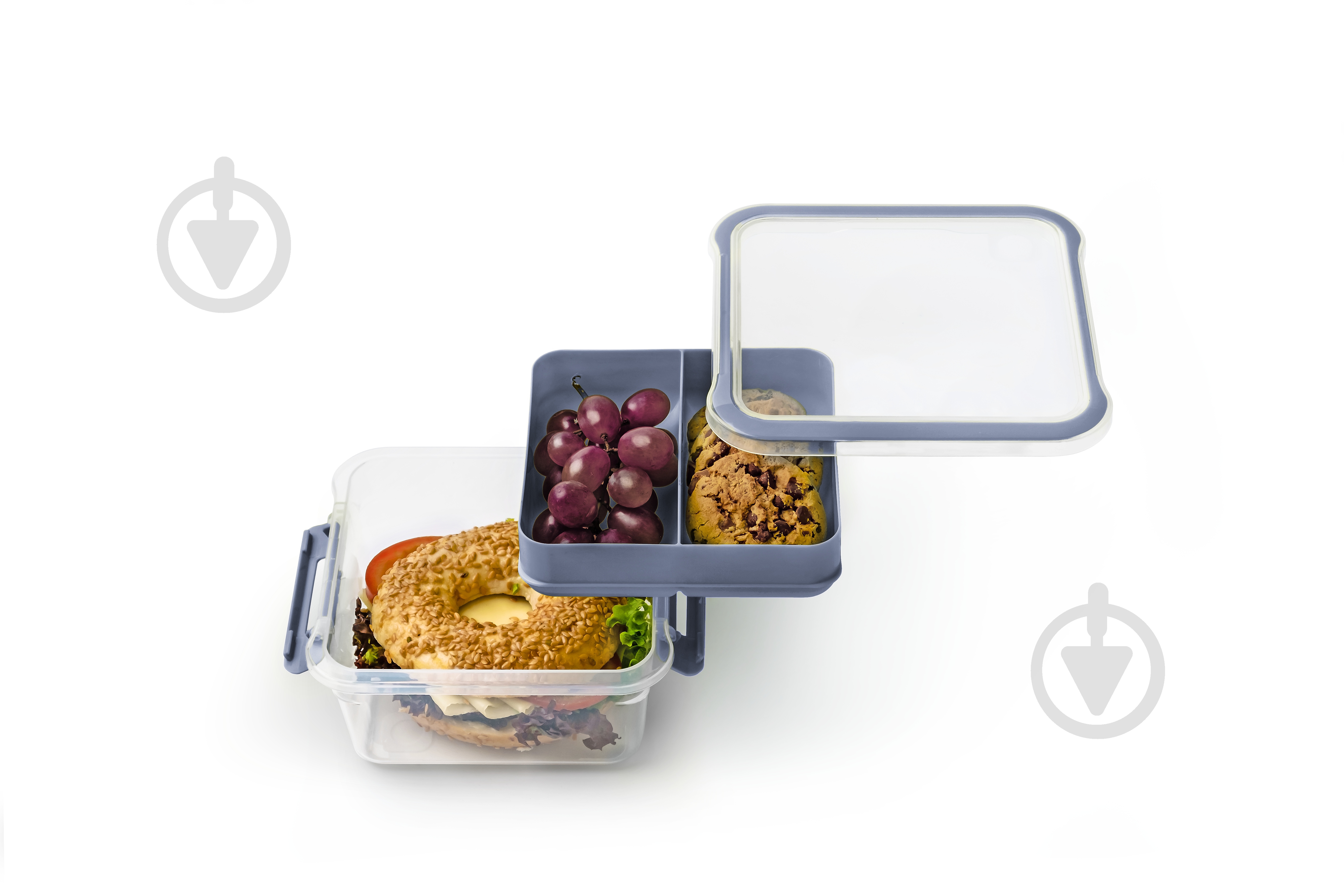 Контейнер для пищевых продуктов с крышкой Rotho MEMORY 1 л голубой - фото 2 Контейнер для пищевых продуктов с крышкой Rotho MEMORY 1 л голубой - фото 2