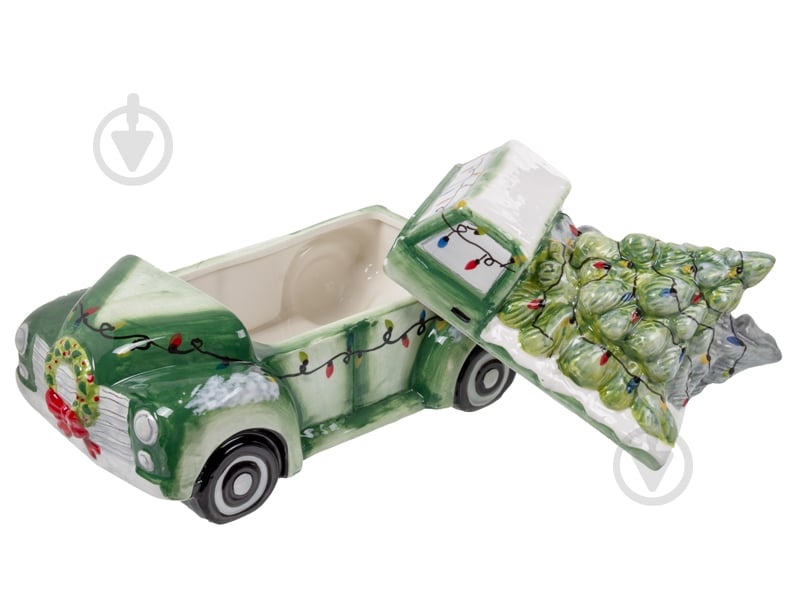 Банка для печива Lefard Новорічна машина 21х18,5х33 см 927-010 - фото 2