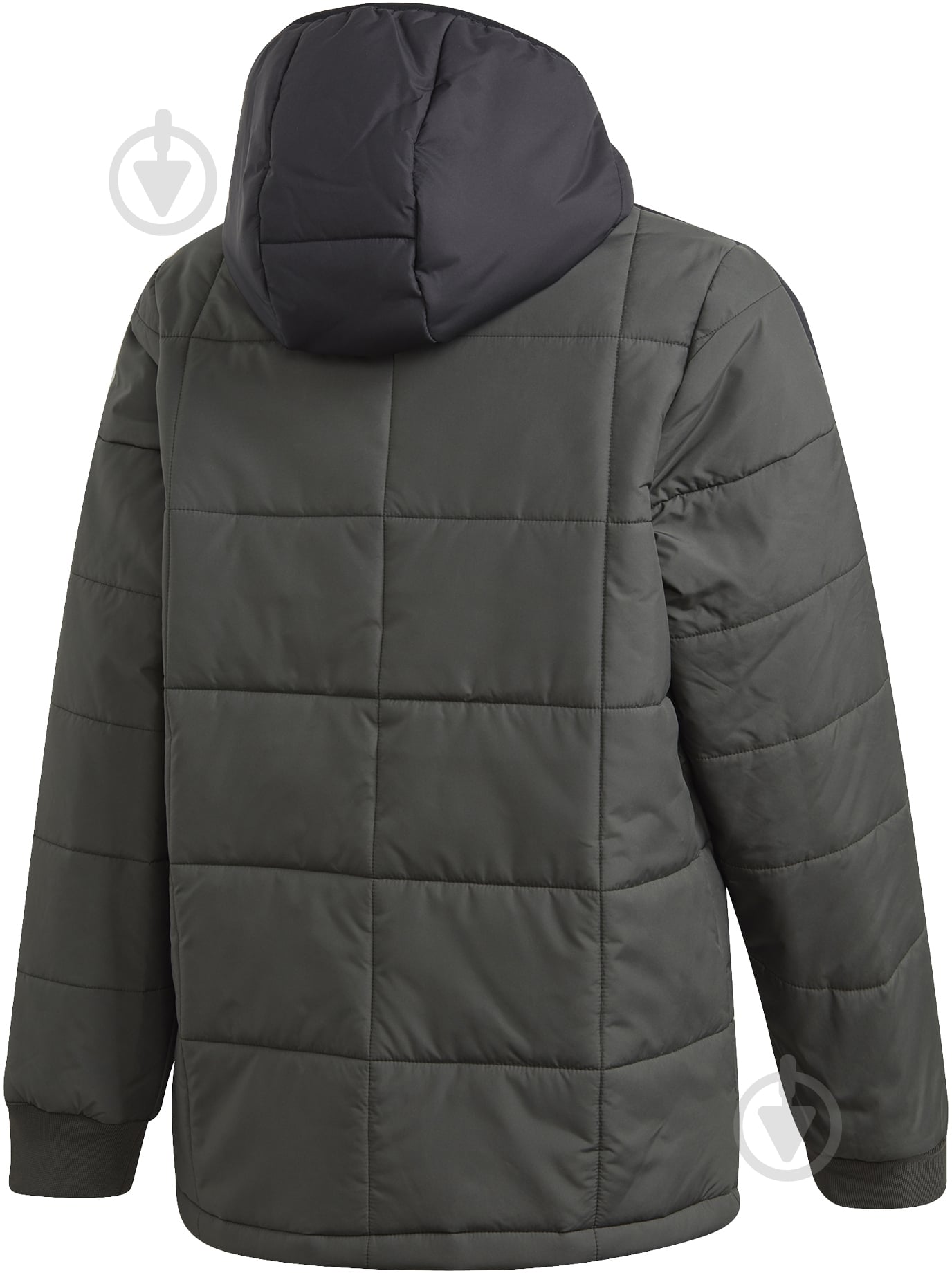 Куртка зимняя Adidas YK J PADDING GG3720 зеленая - фото 3 Куртка зимняя Adidas YK J PADDING GG3720 зеленая - фото 3