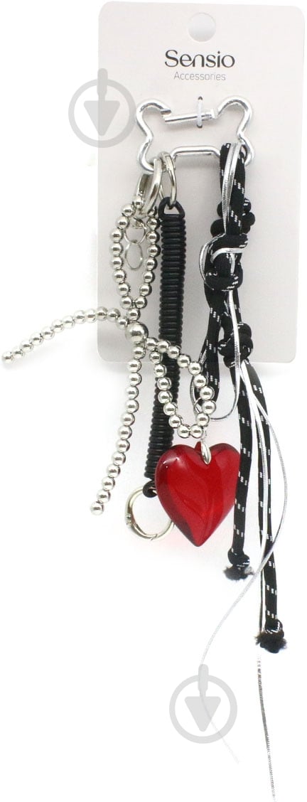 Брелок для ключів Sensio Heartline червоний KEY003 - фото 2 Брелок для ключів Sensio Heartline червоний KEY003 - фото 2