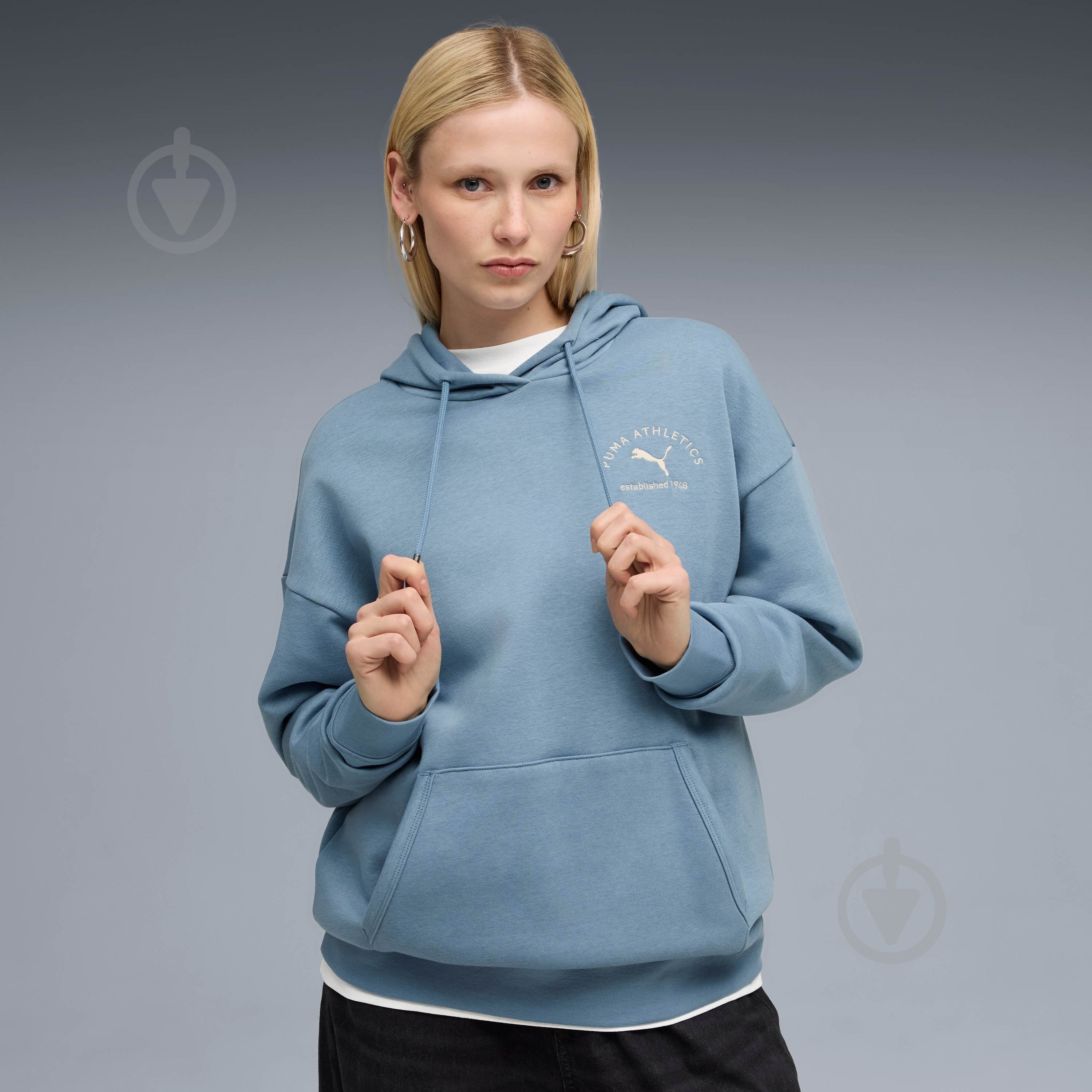 Джемпер Puma CLASS Relaxed Hoodie FL 68813234 р.XS синій - фото 1 Джемпер Puma CLASS Relaxed Hoodie FL 68813234 р.XS синій - фото 1