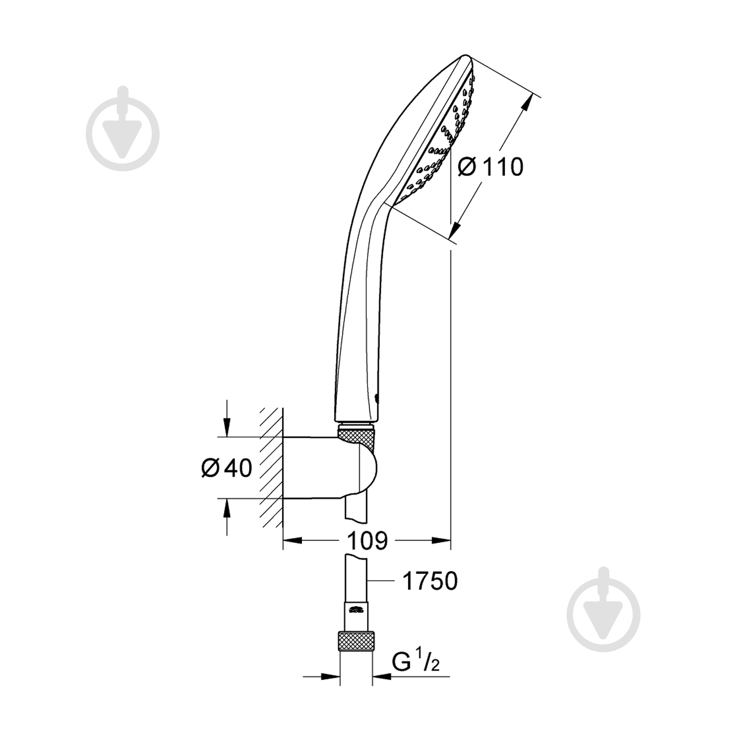 Душевой набор Grohe - фото 2 Душевой набор Grohe - фото 2