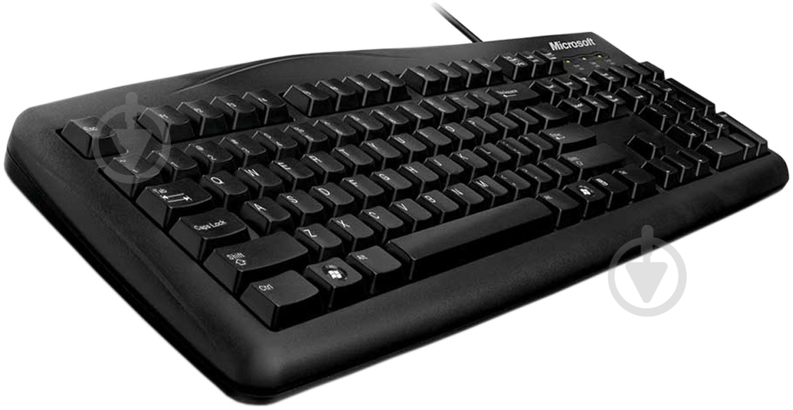Клавиатура Microsoft Wired Keyboard 200 (6JH-00019) USB black - фото 2